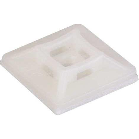 Embases adhésives incolores de 4,7 mm pour collier – Pack de 100, idéal pour projets de bricolage et d'habitat