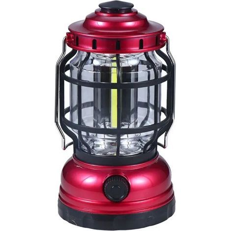 Lntyq Lampe Camping Camping Lumière Solaire Alimenté Camping Lanterne Rétro Lampe Rechargeable Tente Lumière pour Cour Patio Terrasse Pelouse (1/5)