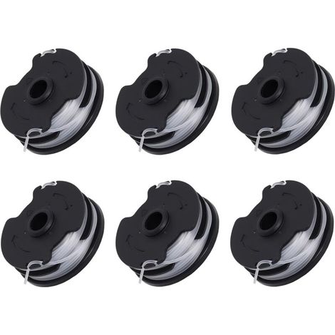 Lot de 6 bobines de rechange pour débroussailleuse sans fil Parkside PRTA 20-Li C3 IAN351753