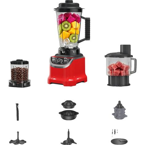 Mixeur Multifonction, 9500W de Puissance, Capacité de 3L, 8 en 1 (1/2)