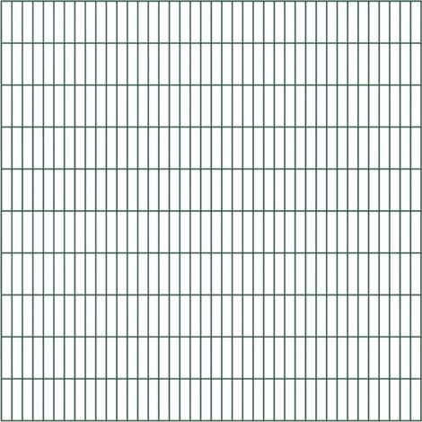 ALBERTS Doppelstab-Gittermatte, verz.grün, BxH2000x2000mm, Draht-Ø6/5/6, Masche50x200mm (1/3)