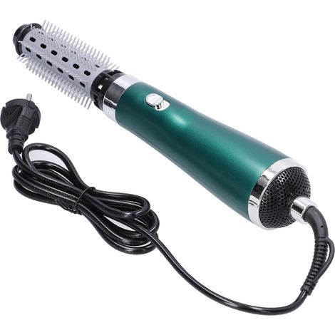 2-in-1-Haarkamm mit drei Geschwindigkeitsstufen, Haartrockner-Funktion und Styling-Funktion für Zuhause und Reisen, EU-Stecker 220 V, Grün (1/5)