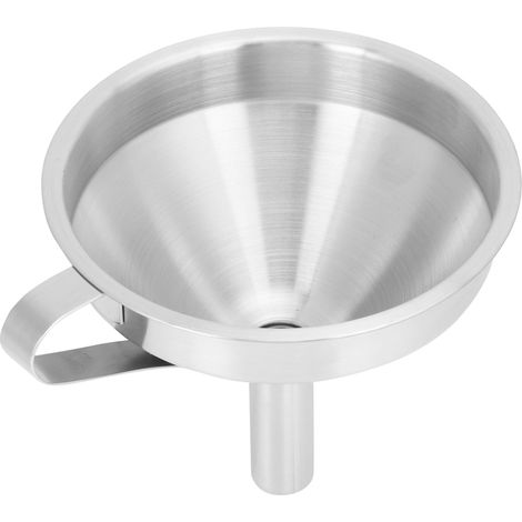 Entonnoir de remplissage en acier inoxydable 304 pour huile, bière, café et eau - Outil de cuisine de taille moyenne (13 cm) (1/5)