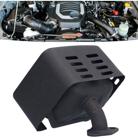 Moteur à essence GX160 de 2, 3 et 4 pouces, générateur, pompe à eau, silencieux d'échappement, pot d'échappement avec joint, noir (1/5)
