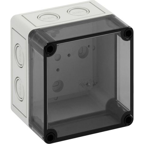 Spelsberg TK PS 1111-9-tm Contenitore da installazione 110 x 110 x 90 Policarbonato, Polistirolo EPS Grigio (RAL 7035) (1/4)