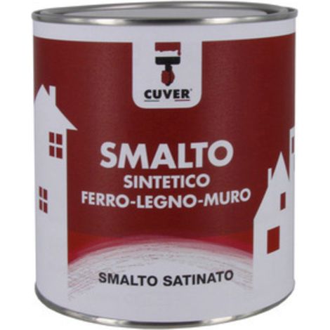 6PZ SMALTO CENTURI SATINATO BIANCO PER INTERNI ED ESTERNI LT 0,375