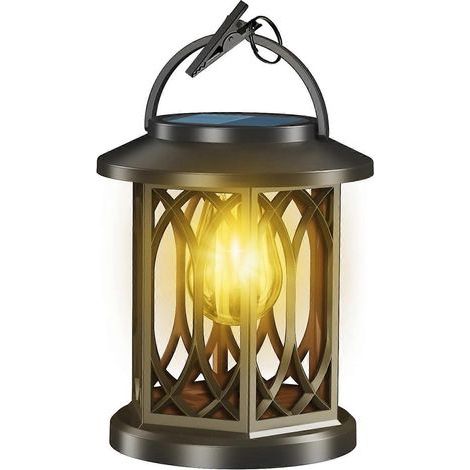 Lampe solaire extérieur Jardin Flame Lamp Au - étanche LED éclairage