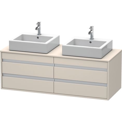 Mueble bajo de lavabo de consola Duravit Ketho, suspendido,