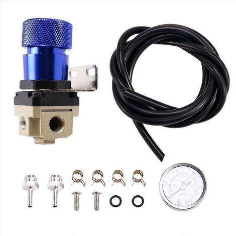 Contrôleur de pression de suralimentation manuel turbo avec manomètre 1-150 PSI SR20DET, bleu (1/5)