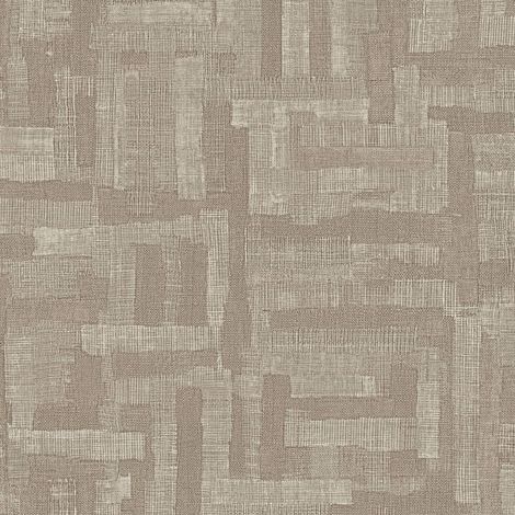 Ethno Tapete Profhome 782042 heißgeprägte Vliestapete strukturiert in Textiloptik matt grau beige-grau creme-weiß taupe 5,33 m2