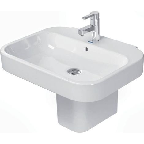 Duravit Waschtisch Happy D.2 65cm mit Überlauf, mit Hahnlochbank, (1/5)