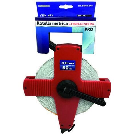 ROTELLA METRICHE HU-FIRMA PRO NASTRO FIBRA VETRO 50 METRI