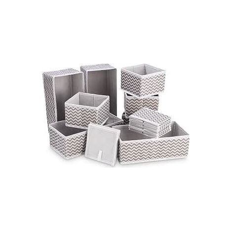 Non-woven Fabric Foldable Clothes Storage Box for Clothes, Underwear, Socks, Toys, Miscellaneous Items, etc (1/3)