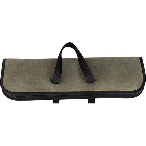 Étui à couteaux (4 compartiments), étui à couteaux de chef en toile avec poignées robustes, étui à couteaux portable et imperméable (1/5)