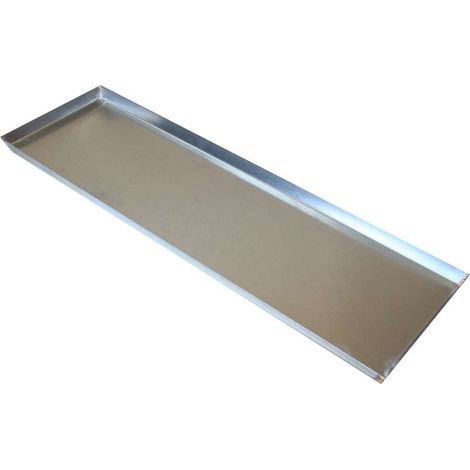 Teglia zincata Sottogirarrosto Raccogligrasso - 66x20 cm (1/2)