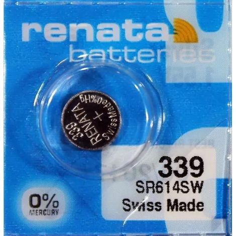 Batterie Renata X339 SR614SW Silberoxid Standard