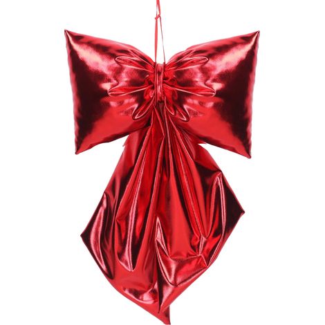 Fiocco tessuto lucido rosso cm35x50 Peraga Christmas