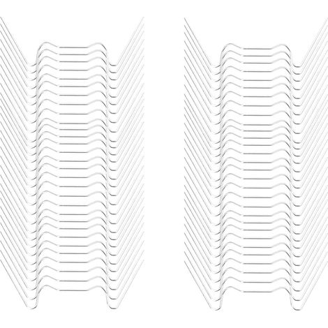 Sécurisez votre oasis de jardin : clips universels pour vitres de serre, conception en W facile à utiliser, parfaits pour les serres à panneaux de verre et multicouches. (1/5)