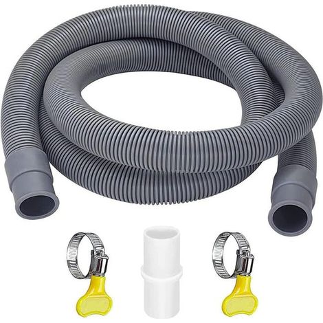 Tuyau de vidange universel 3 m pour lave-linge et lave-vaisselle, haute résistance