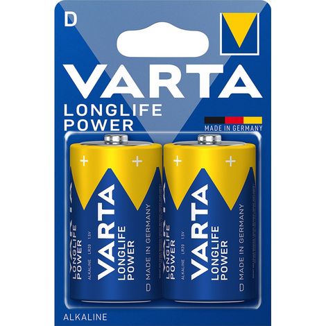 PILA TIPO D LONGLIFE POWER X2 VARTA