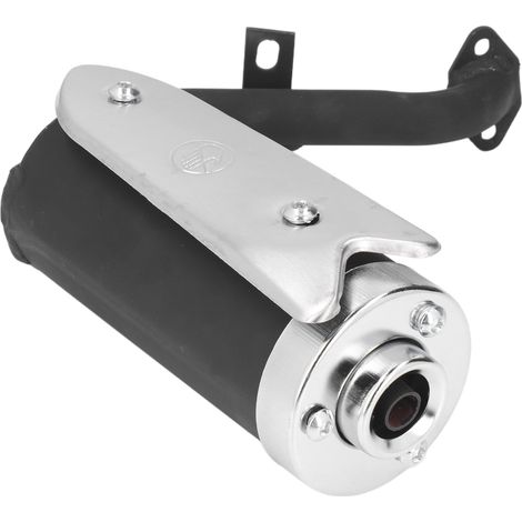 Pot d'échappement scooter en alliage métallique, pièce de rechange compatible 43cc 49cc quad, mini moto de poche et ATV (1/5)