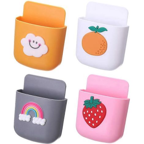 Lot de 4 boîtes de rangement murales pour télécommandes, sans perçage.-11X8.5CM (1/3)