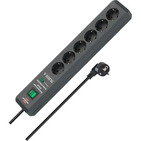 Brennenstuhl, Secure-Tec 19.500A presa multipla con protezione di sovratensione 6 prese (1/5)