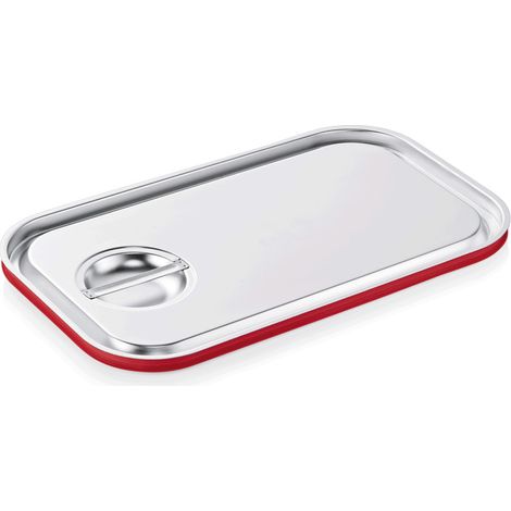 Couvercle transport inox GN 1/1 joint silicone pour bacs H 100 mm+ GN CORE - Was Germany (1/2)