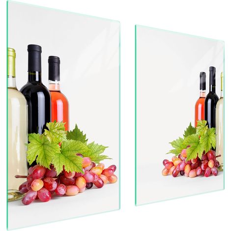 GLASSCHUTZPLATTE FÜR KÜCHE 65x52 WEIN (1/5)