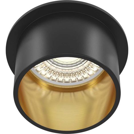 Maytoni Reif Technique Reif Noir avec Downlight Encastré Or (1/2)