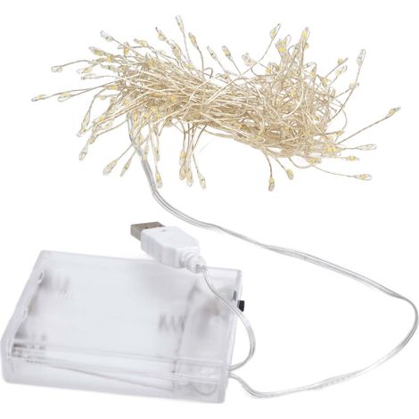 200 LEDs, Kupferdraht-Licht, USB-betriebene multifunktionale Dekolampe für Zuhause, Schlafzimmer (1/5)