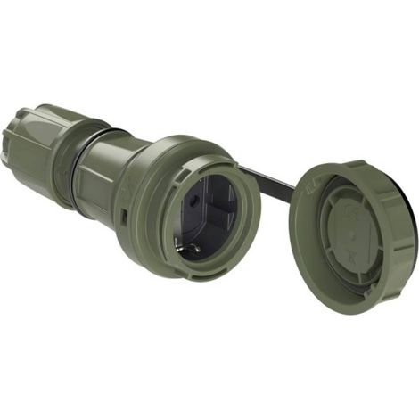 PC Electric 20251-u toma de corriente exterior bronce-verde