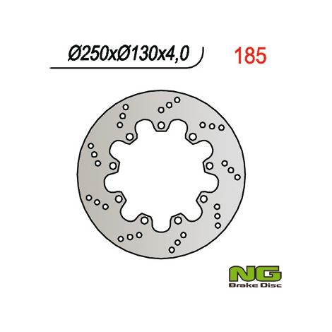 Disco de freno delantero NG para Kawasaki KLR 600 1984-1992 250mm