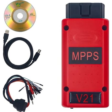 Herramienta de reprogramación de la ECU, soporte multilingüe, función de lectura/escritura, MPPS v21 sin bloqueo. (1/2)