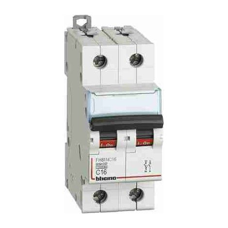BTIFH81NC16 Modularer thermomagnetischer Schalter BTDIN100 1P+N Kennlinie C - In= 16A