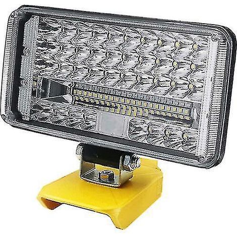 204-W-LED-Arbeitsleuchte, 8600 Lumen, kompatibel mit Dewalt XR 18V/20V Lithium-Akku – 18 cm (7 Zoll)