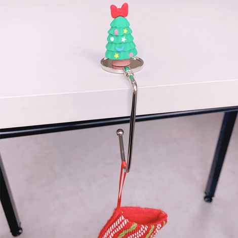 Crochet de conception de thème de Noël, crochet de Noël, crochet de bas de Noël, crochet de manteau de Noël (excellent crochet droit d'arbre de Noël en argile) (1/3)