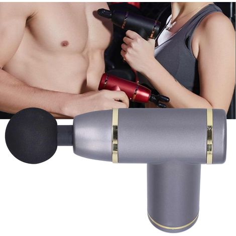 Mini-Heimmassagegerät, 8-stufiger Muskelstimulator zur Muskelstraffung (grau) (1/5)