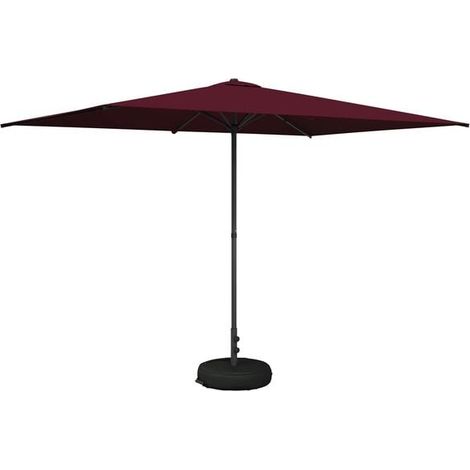 Parasol de jardin (avec pied) 200 x 300 cm Polyester (1/5)