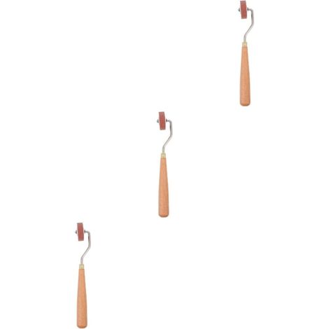 3 Pièces Roller Caoutchouc Premium pour Impression et Peinture Outil Artisanat Polyvalent Applicateur Encre Antidérapant (1/5)