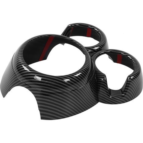 Fitume Pannello portabicchieri con finitura in fibra di carbonio per leva del cambio per Hatchback F55 F56 F57 2014-2021, accessorio (1/5)
