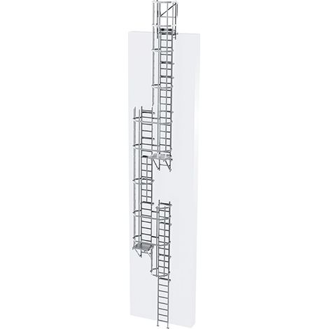 Ortsfeste Steigleitern - Steighöhe von 14.60 bis 14.90m - CS149MP