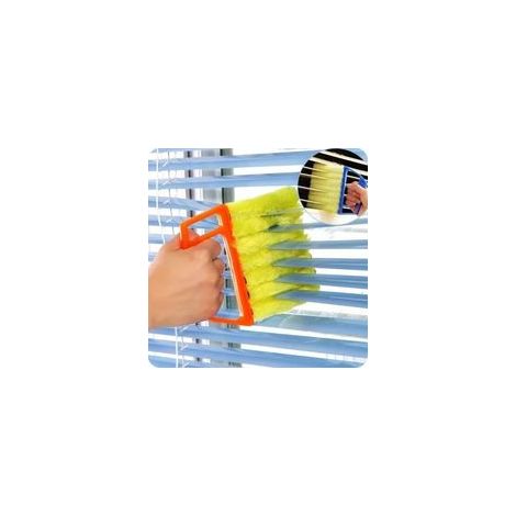 2 Pièces Brosses de Nettoyage Domestique, Outil de Nettoyage Professionnel, Brosses de Nettoyage pour Rainures De Fenêtre, Volets Roulants, Rail, Climatiseurs,