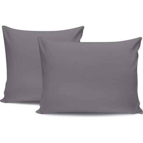 Funda de almohada Set Gris (1/4)