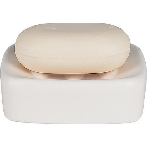 Porte savon Céramique RETRO Blanc Spirella (1/2)