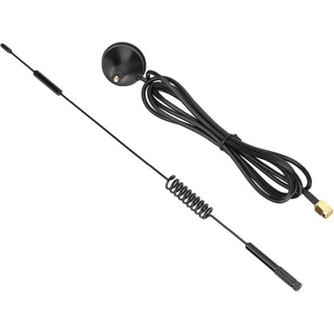 Antenne sans fil 433 MHz, gain élevé 10 dBi, 31 cm, connecteur SMA mâle, fixation magnétique, module à ventouse (1/5)