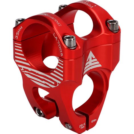 31,8 mm Fahrradvorbau aus Aluminiumlegierung für Mountainbikes, Rennräder und Fixies – Rot (1/5)