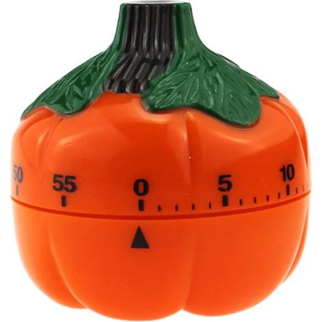 Temporizador mecánico de 60 minutos para la cocina, temporizador digital de Halloween con motivo de calabaza para leer en la cocina, vajilla (1/5)
