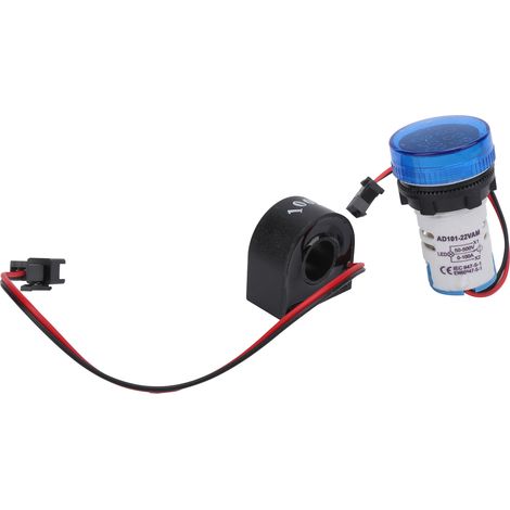 Packung mit 10 hochhellen roten LED-Anzeigeleuchten AD16-22DS, 110V AC/DC Signalanzeige für Industriepanels. (1/5)