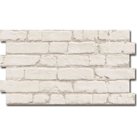 Realonda – Plaquette de parement cérame effet pierre brique 31x56 cm – Grès cérame durable – Pour intérieur contemporain – Facile à entretenir (1/5)